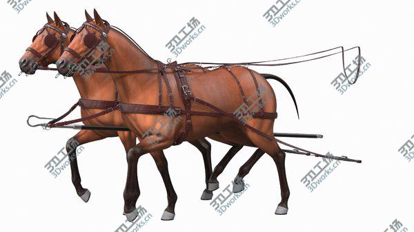 images/goods_img/20210312/Pair of Breast Collar Harness Walking Pose 3D model/3.jpg